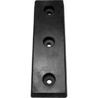 Molded Rubber Dock Guards, Rubber, 30" W x 4" D x 10" H Maritime Industrial Rubber