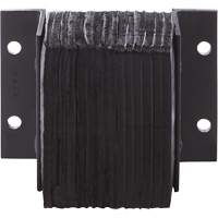 Laminated Dock Bumpers, Horizontal, Rubber, 24" W x 6" D x 12" H Maritime Industrial Rubber