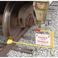 Flag Rail Chock Maritime Industrial Rubber