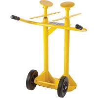 Two-Post Trailer-Stabilizing Jack Stands, 50 tons Lift Capacity Maritime Industrial Rubber