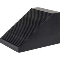 Cale de roue, 10-5/8" x 8-5/8 x 7", Noir Maritime Industrial Rubber