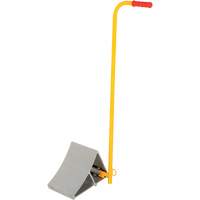 Aluminum Wheel Chock With Handle, 7" W x 11-7/8" D x 7-11/16" H Maritime Industrial Rubber