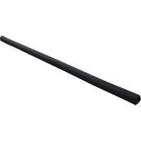 Extruded Rubber Bumper, Rubber, 4-1/8" W x 120" L x 3-7/8" D Maritime Industrial Rubber