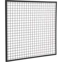 Wire Mesh Partition Panel, 4' H x 4' W Maritime Industrial Rubber