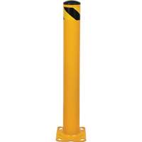 Butoir, Acier, 36" h x 4-1/2" la, Jaune Maritime Industrial Rubber