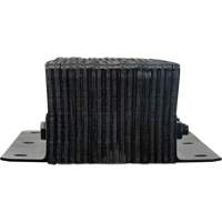 Laminated Dock Bumpers, Vertical, Rubber, 11" W x 6" D x 20" H Maritime Industrial Rubber