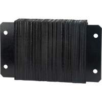 Laminated Dock Bumpers, Horizontal, Rubber, 18" W x 4" D x 12" H Maritime Industrial Rubber