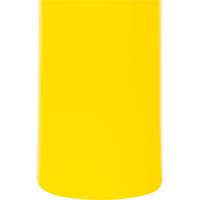 Polyethylene Bollard Cover, 4-1/2" Dia. x 52" L, Red/Yellow Maritime Industrial Rubber