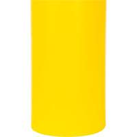 Polyethylene Bollard Cover, 6-5/8" Dia. x 52" L, Red/Yellow Maritime Industrial Rubber