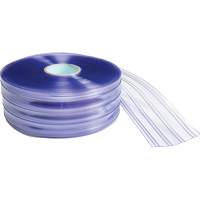 Ribbed Strip Curtain, 164' x 8" x 0.08" Maritime Industrial Rubber