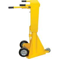 100,000 lbs. Static Capacity Ratchet Beam Trailer Jack, 20 tons Lift Capacity Maritime Industrial Rubber