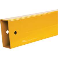 Lift-Out Guard Rail, Steel, 3' L x 4" H, Safety Yellow Maritime Industrial Rubber