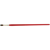 Pinceau de forme ronde pour marquage, Largeur de la brosse de 1/4", Soie de chameau, Manche &agrave; Bois Maritime Industrial Rubber