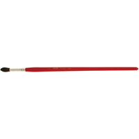 Pinceau de forme ronde pour marquage, Largeur de la brosse de 9/32", Soie de chameau, Manche &agrave; Bois Maritime Industrial Rubber