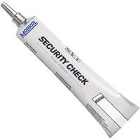 Security Check Paint Marker, 1.7 oz., Tube, White Maritime Industrial Rubber