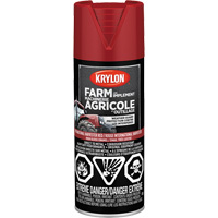 Farm & Implement Spray Paint, International Harvester Red, High-Gloss, 340 g, Aerosol Can Maritime Industrial Rubber