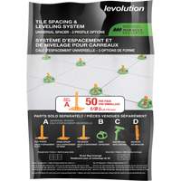 Cales d'espacement universelles Miracle Sealants Levolution Maritime Industrial Rubber