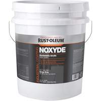 Rev&ecirc;tement acrylique &eacute;lastom&egrave;re Noxyde, 5 gal., Seau, Gris Maritime Industrial Rubber