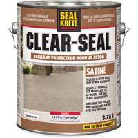 Seal-Krete&reg; Protective Sealer, 3.78 L, Urethane-Based, Satin, Clear Maritime Industrial Rubber