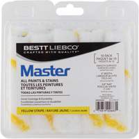 Master Yellow Stripe Mini Roller, 10 mm (3/8") Nap, 101.6 mm (4") L Maritime Industrial Rubber