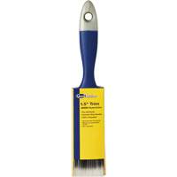 Quick Solutions Trim Brush, Polyester, Plastic Handle, 1-1/2" Width Maritime Industrial Rubber