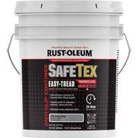 SafeTex&reg; Easy-Tread Acrylic Coating, 4 gal., Water-Based, Flat Finish/Textured, Grey Maritime Industrial Rubber