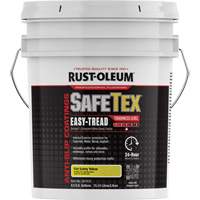 SafeTex&reg; Easy-Tread Acrylic Coating, 4 gal., Water-Based, Flat Finish/Textured, Yellow Maritime Industrial Rubber