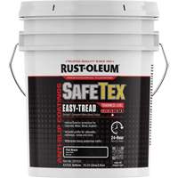 SafeTex&reg; Easy-Tread Acrylic Coating, 4 gal., Water-Based, Flat Finish/Textured, Black Maritime Industrial Rubber