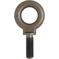 Eye Bolts, Uncoated Natural Finish, 2400lbs. (1.2 tons) Capacity Maritime Industrial Rubber