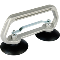 Appareils &agrave; ventouses - Ventouse double industrielle, 50 lb Capacit&eacute;, 4", Barre &agrave; tirer, 10" Longueur de la manche Maritime Industrial Rubber