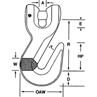 Alloy Steel Hooks Maritime Industrial Rubber