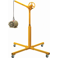 Hauts crochets &eacute;l&eacute;vateurs industriels avec base mobile, Capacit&eacute; 500 lb (0,25 tonne) Maritime Industrial Rubber