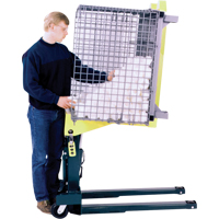 Portable Hydraulic E-Z Reach Tilter, 85° Tilt, 4000 lbs. Capacity, 40" L x 25-1/2" W Maritime Industrial Rubber