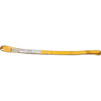 Polyester Web Sling, Double Ply, Twisted Eye, Type 4, 6" W x 12' L, 16500 lbs. Vertical Cap. Maritime Industrial Rubber