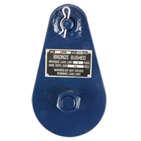 Block Tailboard with Pin Maritime Industrial Rubber
