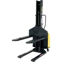 Gerbeur motoris&eacute; avec m&acirc;t &eacute;troit, Fonctionnement &eacute;lectrique, Capacit&eacute; 1500 lb, Lev&eacute;e max 63" Maritime Industrial Rubber