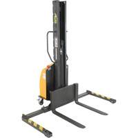 Gerbeur motoris&eacute; avec m&acirc;t &eacute;troit, Fonctionnement &eacute;lectrique, Capacit&eacute; 1000 lb, Lev&eacute;e max 63" Maritime Industrial Rubber