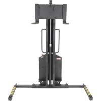 Gerbeur motoris&eacute; avec m&acirc;t &eacute;troit, Fonctionnement &eacute;lectrique, Capacit&eacute; 1000 lb, Lev&eacute;e max 63" Maritime Industrial Rubber