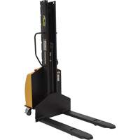 Gerbeur motoris&eacute; avec m&acirc;t &eacute;troit, Fonctionnement &eacute;lectrique, Capacit&eacute; 1000 lb, Lev&eacute;e max 63" Maritime Industrial Rubber