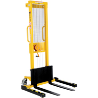 Gerbeur manuel, Fonctionnement Treuil manuel, Capacit&eacute; 770 lb, Lev&eacute;e max 60" Maritime Industrial Rubber