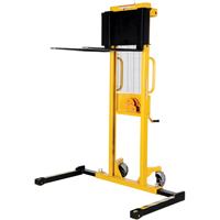 Gerbeur manuel, Fonctionnement Treuil manuel, Capacit&eacute; 770 lb, Lev&eacute;e max 60" Maritime Industrial Rubber