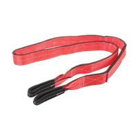 Polyester Sling, Double Ply, Twisted Eye, Type 4, 2'' W x 8' L, 6200 lbs. Vertical Cap. Maritime Industrial Rubber