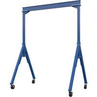 Adjustable Height Gantry Crane, 10' L, 2000 lbs. (1 tons) Capacity Maritime Industrial Rubber