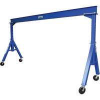 Adjustable Height Gantry Crane, 15' L, 4000 lbs. (2 tons) Capacity Maritime Industrial Rubber