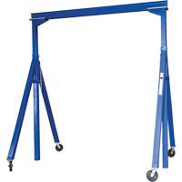 Adjustable Height Gantry Crane, 15' L, 6000 lbs. (3 tons) Capacity Maritime Industrial Rubber