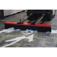Fork Truck Mounted Brush Sweeper Maritime Industrial Rubber