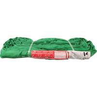 &eacute;lingue ronde en polyester, Vert, 12' lo, 6000 lb Charge verticale Maritime Industrial Rubber