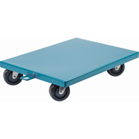 Steel Deck Dollies, 18" W x 24" D x 7" H, 1200 lbs. Capacity Maritime Industrial Rubber
