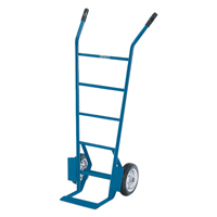 Diable robuste, Prise Double, Acier, Hauteur de 52", Capacit&eacute; 1000 lb Maritime Industrial Rubber