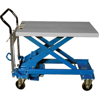 Dandy Lift Scissor Lift Table, 39-2/5" L x 23-3/5" W, Steel, 1760 lbs. Capacity Maritime Industrial Rubber